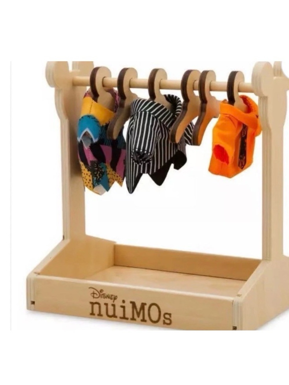 DISNEY PARKS nuiMOs Wood Garment Rack Mickey Mouse Hangers Wardrobe Closet NIB